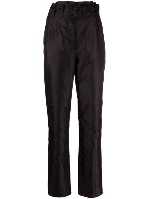 ROTATE high-waist belted trousers