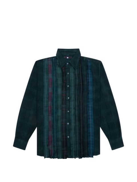 NEEDLES Over Dye flannel shirt