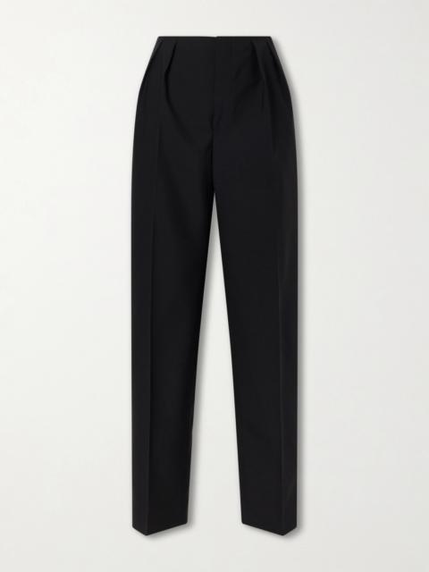 Jil Sander Pleated Wool Straight-leg Pants