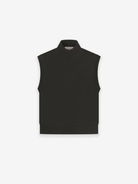 ESSENTIALS Womens Pullover Mockneck Vest