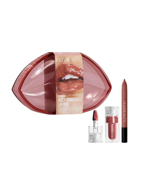 Huda Beauty Juicy Bombshell Lip Duo - Matte Lipstick & Gloss