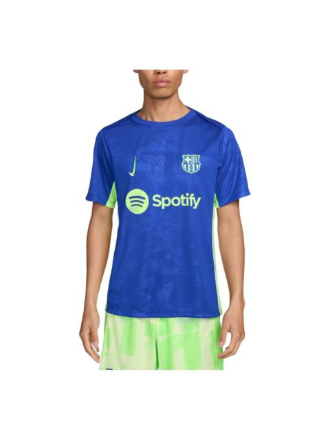 Nike Nike Dri-FIT F.C. Barcelona Academy Pro Third Football Pre-Match Jersey 'Royal Lime' FQ2544-418