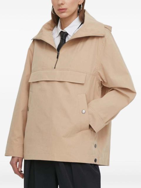 ba&sh hooded half-zip jacket