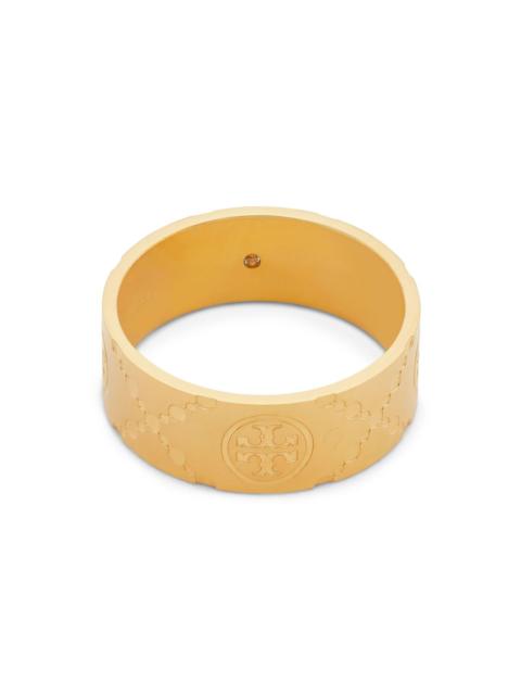 TORY BURCH Double T polished-finish ring