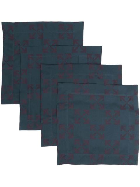 Off-White Arrows-print napkins (set of 4)