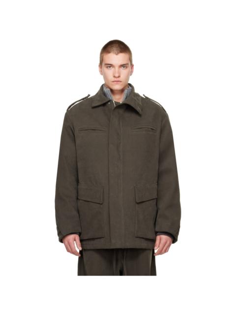 Seventh Khaki Pilot Parka Coat
