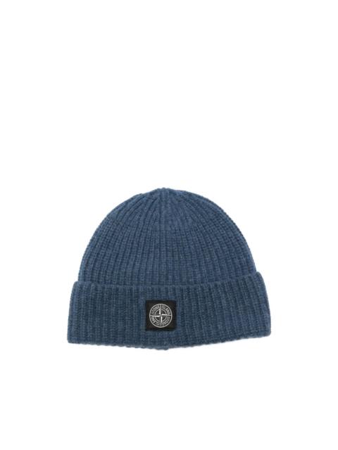 Stone Island ribbed-knit beanie