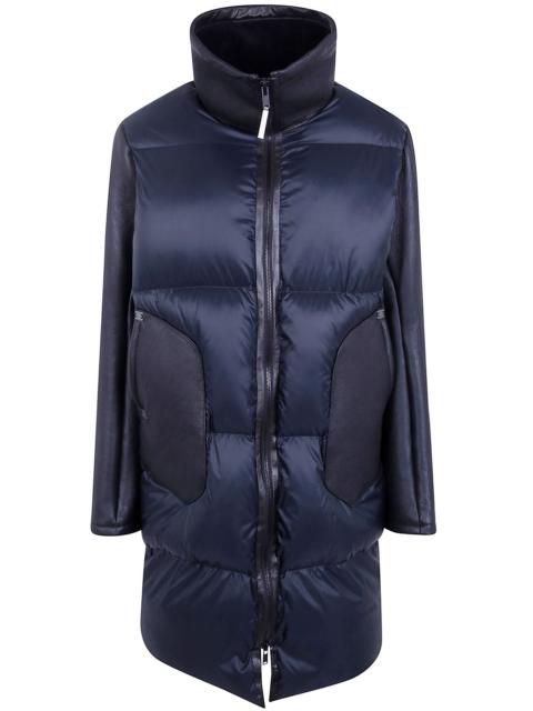 Isaac Sellam Long Jacket Leather Sleeves "Obstine"