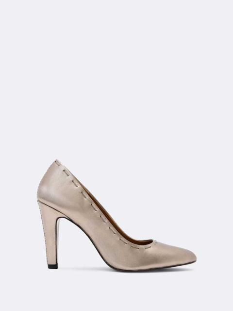 ALLSAINTS ANNA HAND-STITCH ALMOND-TOE COURT SHOE
