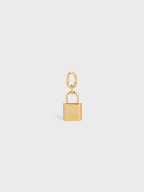 PADLOCK CHARM in Brass