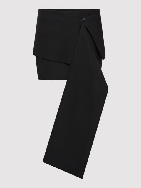 ST. AGNI Scarf Mini Skirt - Black