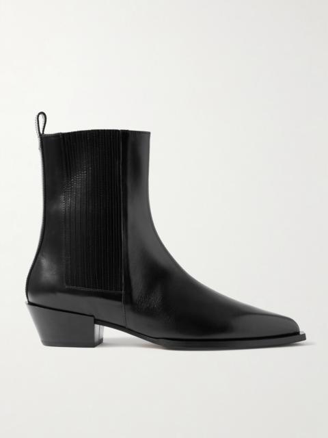 Aeyde Belinda Leather Ankle Boots