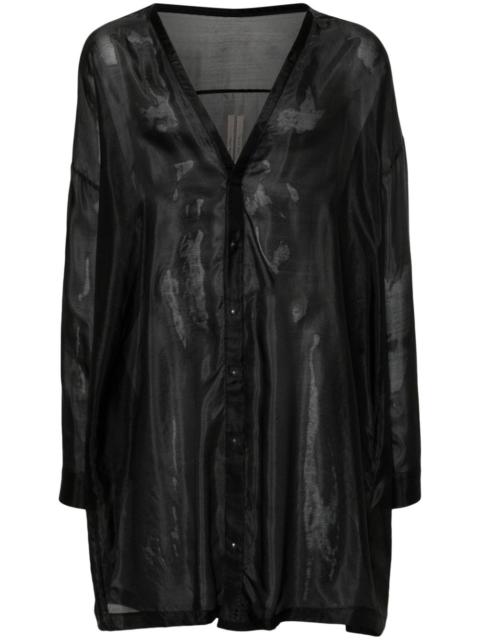 Rick Owens Lido Larry silk shirt