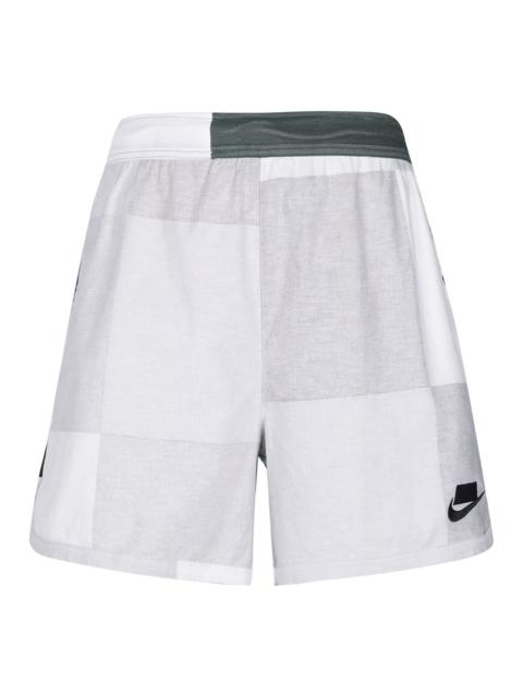 Nike Men's Nike Splicing Colorblock Sports Straight Shorts Gray CJ5076-068