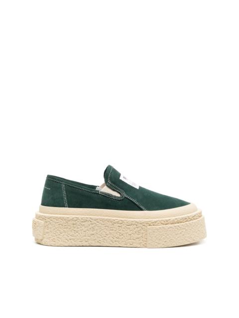 MM6 Maison Margiela logo-patch 60mm loafers
