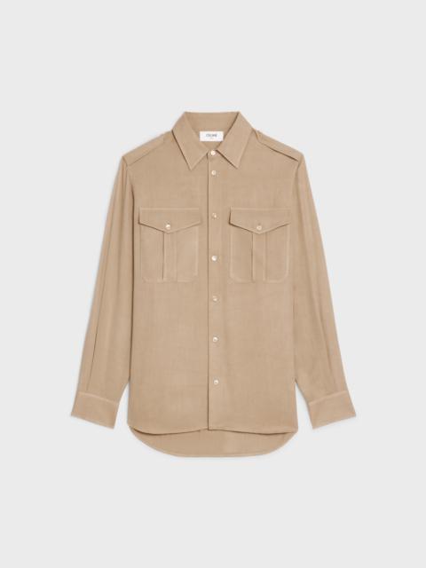 CELINE Reporter shirt in lightweight Viscose