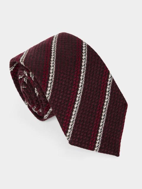 TODD SNYDER Italian Wool Regimental Stripe Tie
