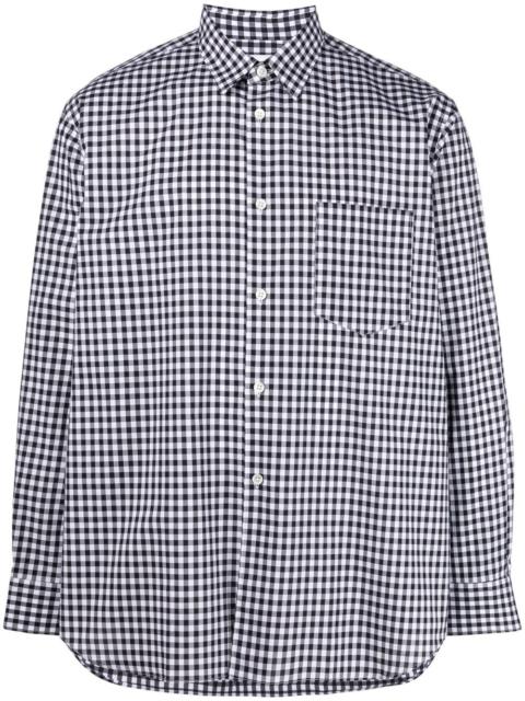 Comme des Garçons SHIRT gingham-check print cotton shirt