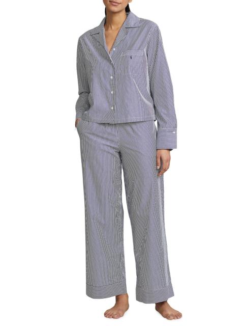 Polo Ralph Lauren Women's Bailey Striped Long Pajama Set - Bengal