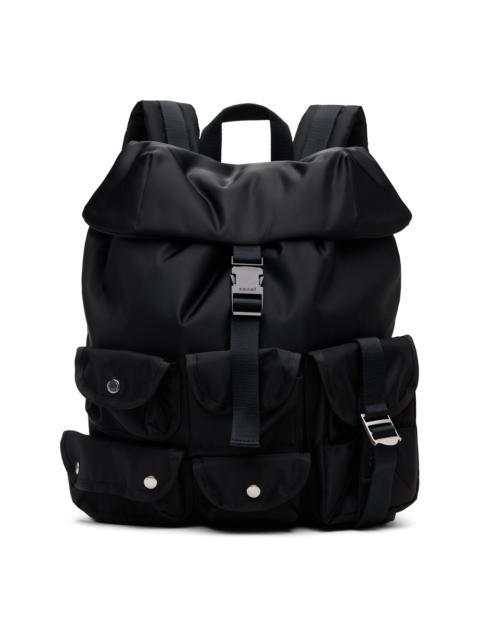 sacai Black Nylon Backpack