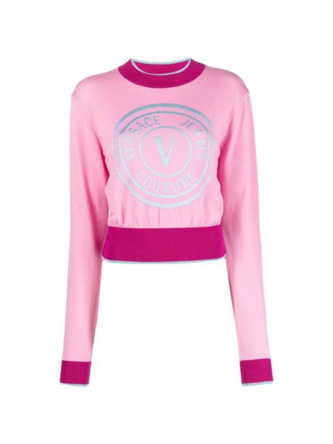 VERSACE JEANS COUTURE logo-print jumper