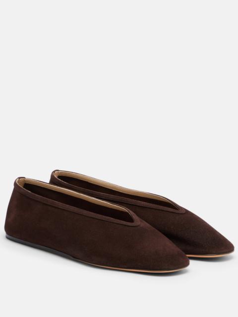LE MONDE BÉRYL Luna suede ballet flats