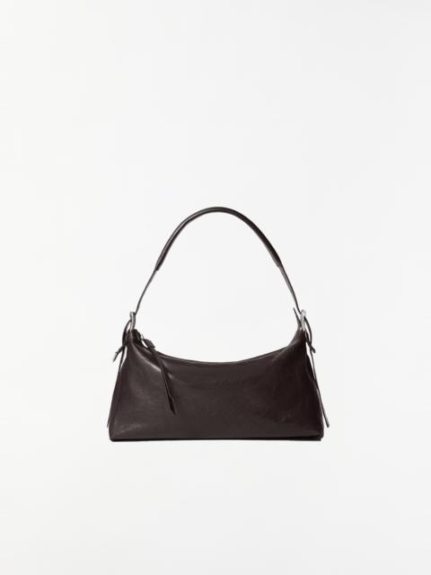 Lemaire Belted Baguette Bag — Dark Brown