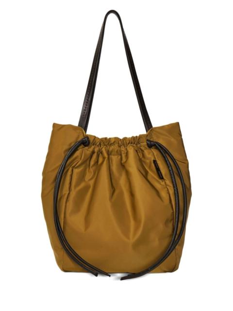 brown Drawstring tote bag