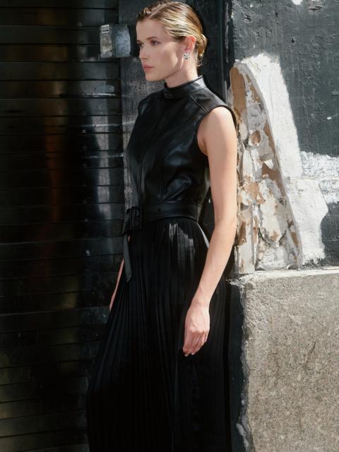 525 america 525 X DL10C: Cornelia Mock Neck Midi Dress