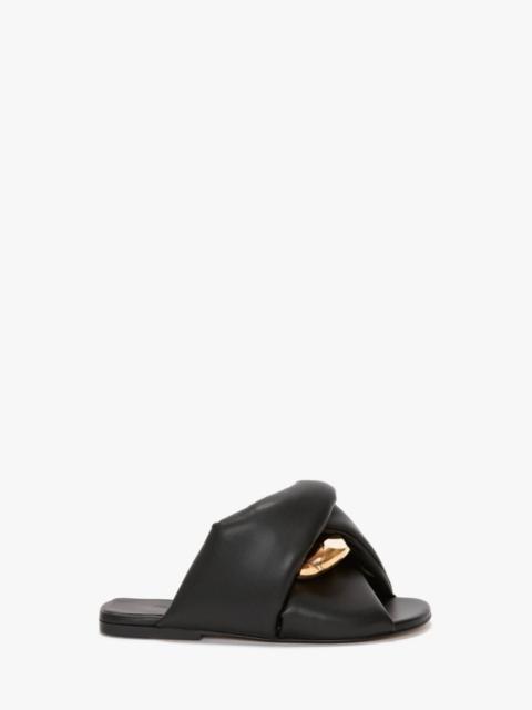 JW Anderson CHAIN FLAT SANDALS