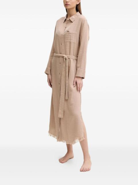 MELISSA ODABASH Margot fringed midi dress