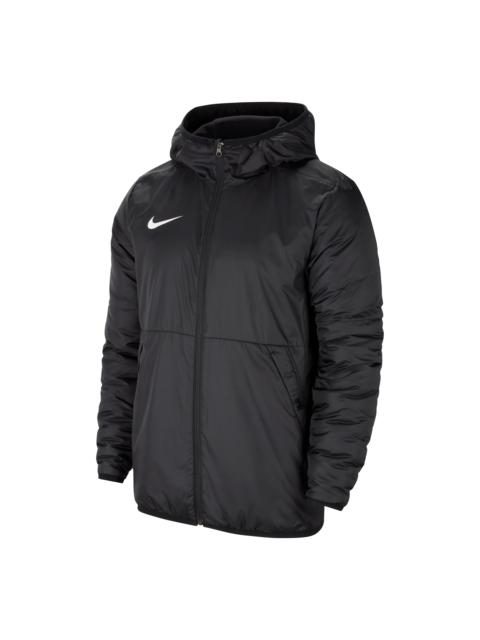 Nike 남자 나이키 단단한 색깔 로고 캐주얼 까마귀 재킷 검정 CW6157-010