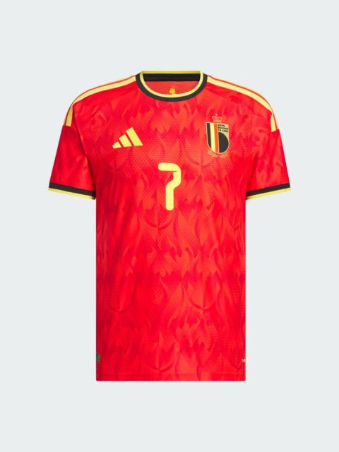 adidas Belgium 26 Home De Bruyne Authentic Jersey