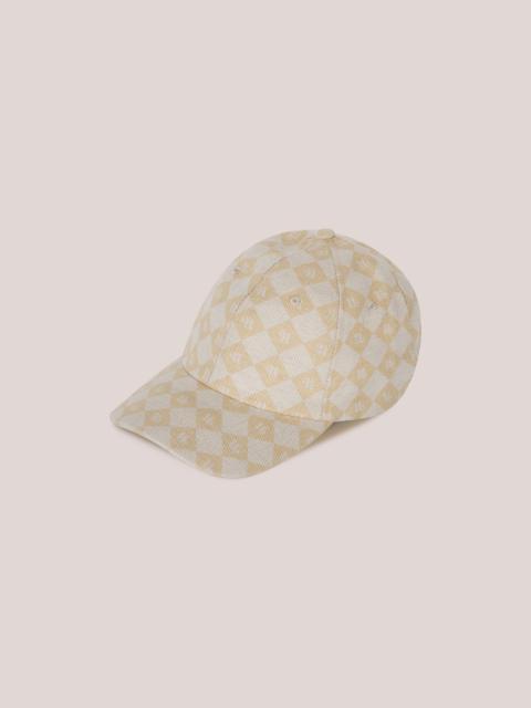 Nanushka AMOY - Logo baseball cap - Diamond check