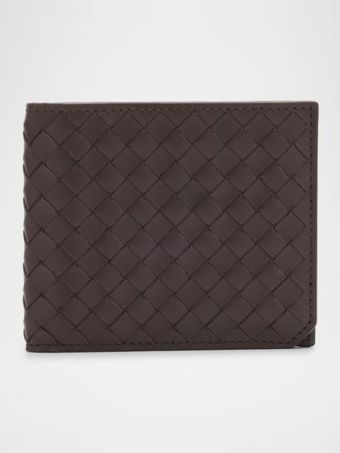 Bottega Veneta Men's Intrecciato Calfskin Bifold Wallet