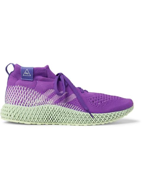 adidas + Pharrell Williams 4D Runner Embroidered Primeknit Sneakers
