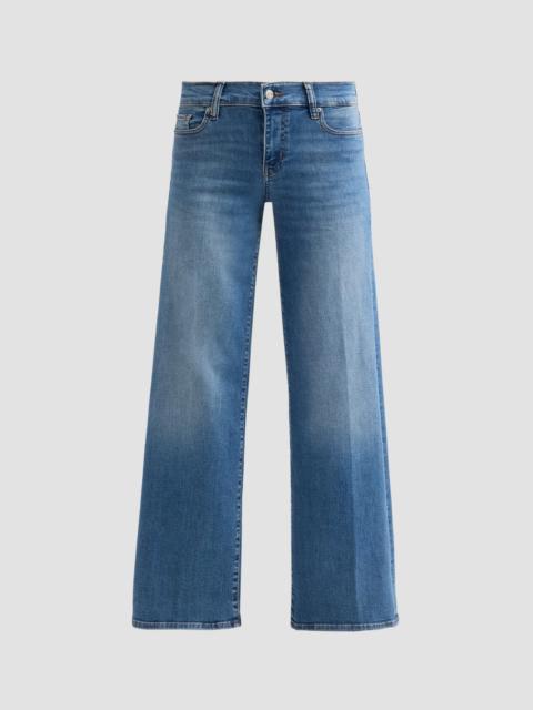 FRAME Women's Le Slim Stretch-Denim Low-Rise Wide-Leg Jeans - Gossamer