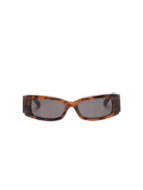 BALENCIAGA tortoiseshell-effect sunglasses