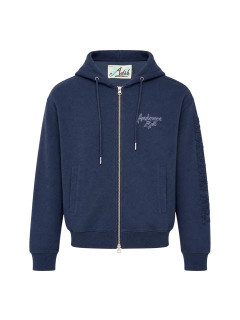 Andersson Bell Unisex Patchwork Zip Hoodie