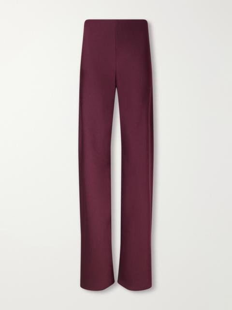 VERONICA BEARD Braddock Satin Wide-leg Pants