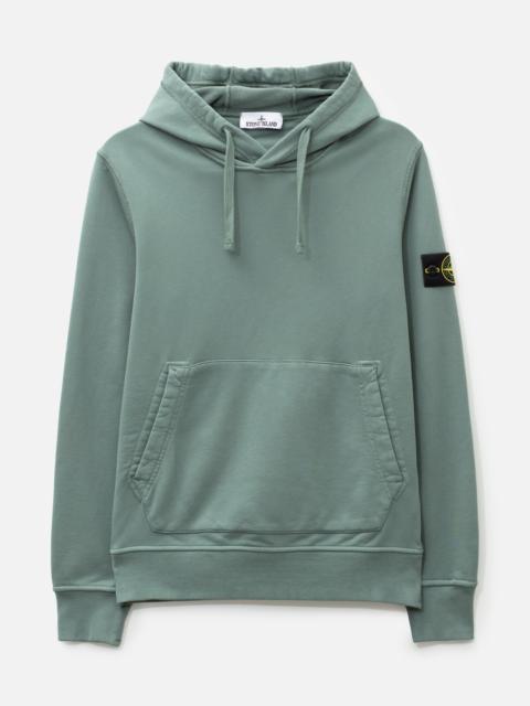 Stone Island ORGANIC COTTON FLEECE HOODED SWEATSHIRT
