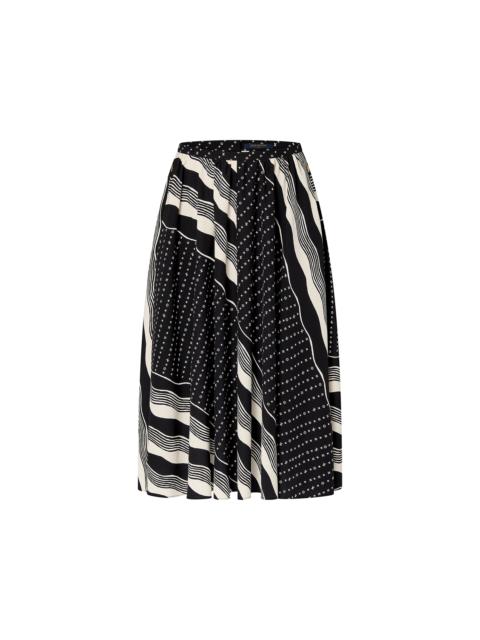 Louis Vuitton Monogram Wave Midi Skirt