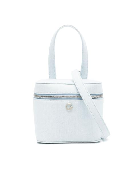 COPERNI logo-plaque denim tote bag