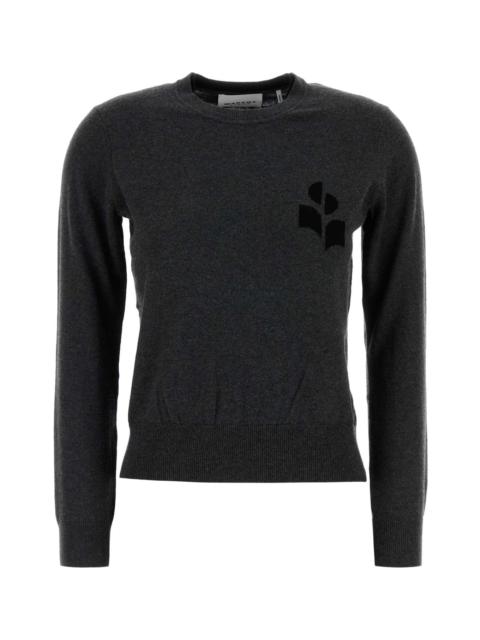 Charcoal Cotton Blend Lanta Sweater