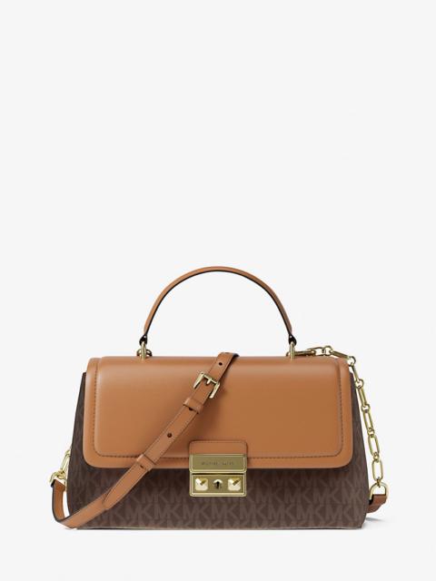 MICHAEL KORS Tribeca Medium Signature Logo Satchel