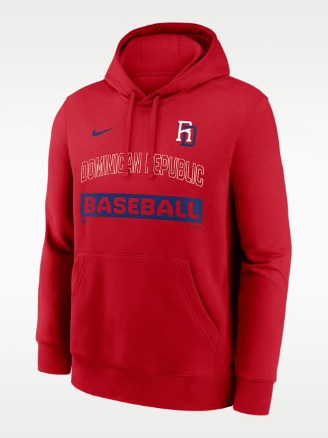 Nike Dominican Republic National Baseball Team 2026 World Baseball Classic Club Men's Nike Pullover Hoodi