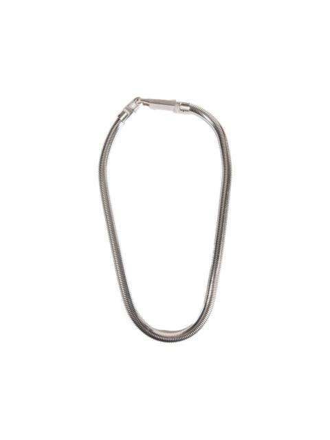 Rick Owens snake necklace