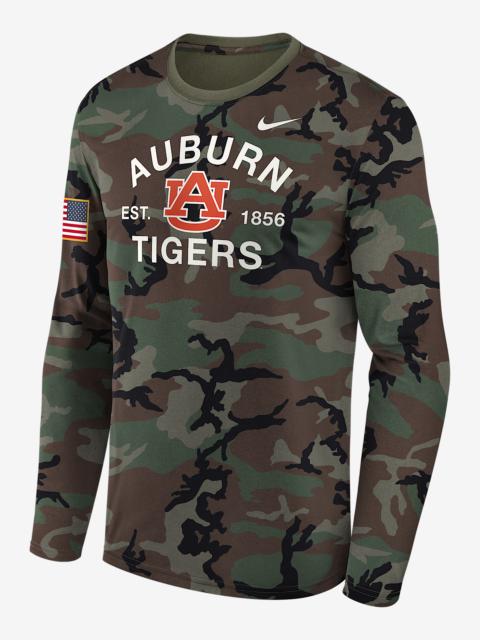 Auburn 2025 Military Appreciation Legend Men's Nike Dri-FIT College Long-Sleeve T-Shirt