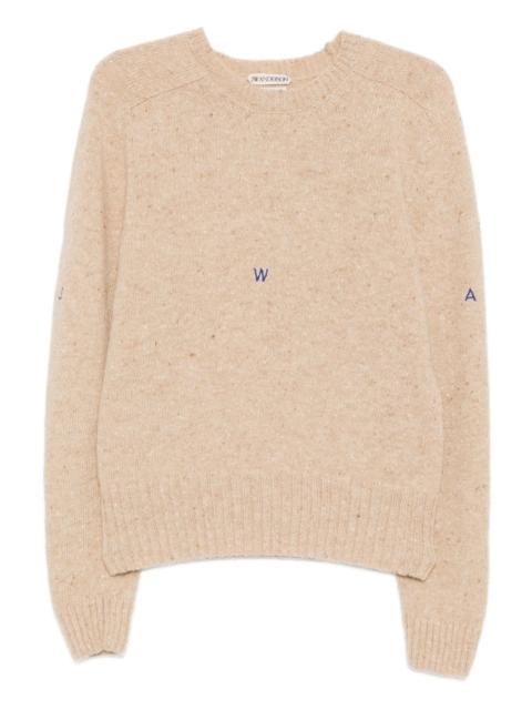 JW Anderson logo-embroidered jumper