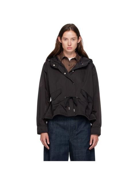 Black Noizay Hooded Parka Jacket